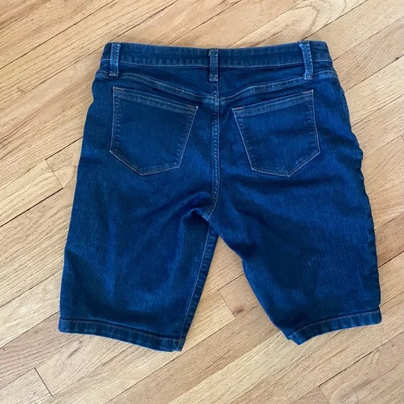 Lee Midrise Bermuda Denim Shorts - Picture 2 of 6